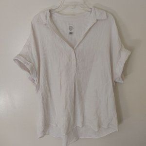 CORE life white short sleeve shirt